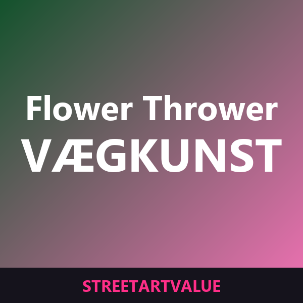 Flower Thrower vægkunst: bøger og udstyr om gadekunst på Amazon