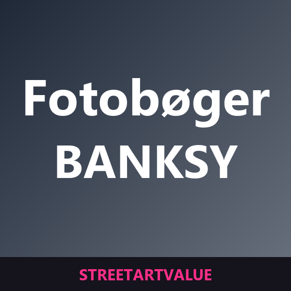 Banksy fotobøger: bøger og udstyr om gadekunst på Amazon