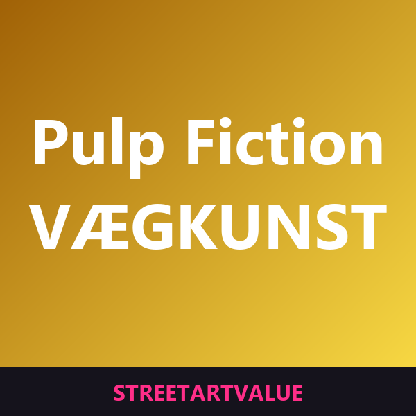 Pulp Fiction vægkunst: bøger og udstyr om gadekunst på Amazon