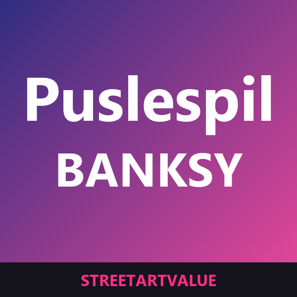 Banksy puslespil: bøger og udstyr om gadekunst på Amazon