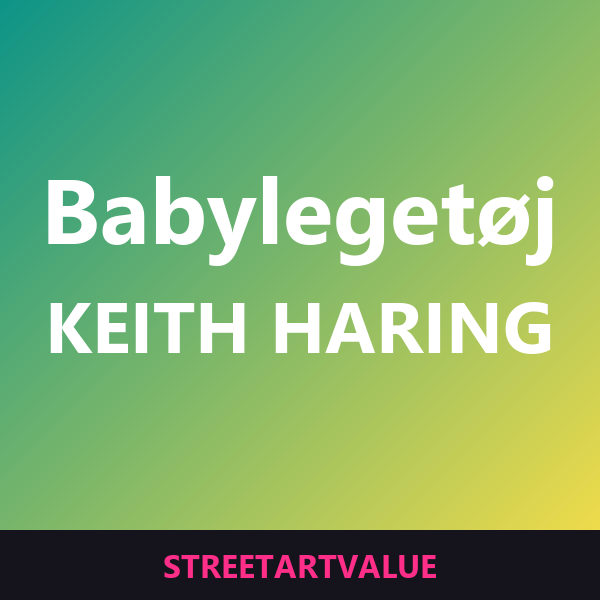 Keith Haring babylegetøj på Amazon