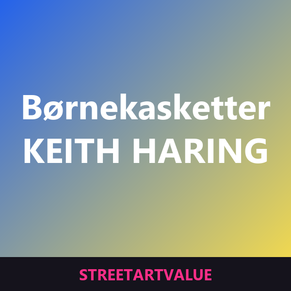 Keith Haring kasketter til børn på Amazon