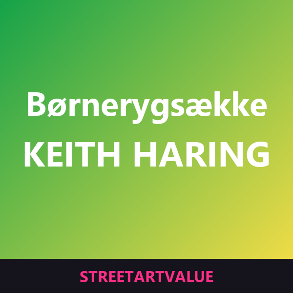 Keith Haring rygsække til børn: bøger og udstyr om gadekunst på Amazon