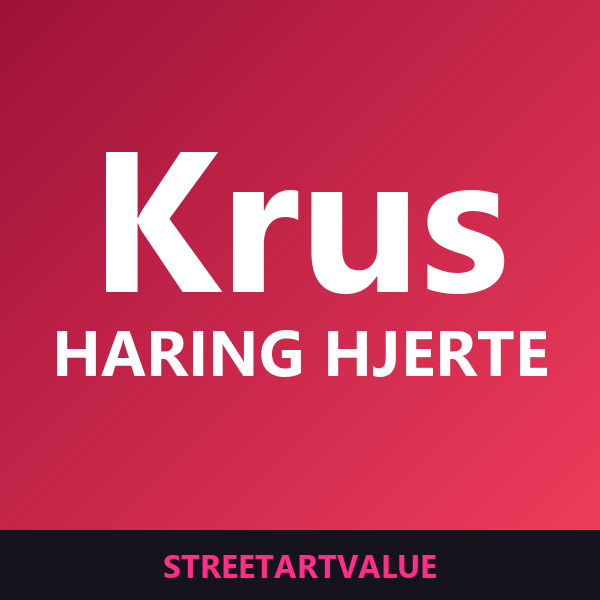 Keith Haring hjerte-krus: bøger og udstyr om gadekunst på Amazon