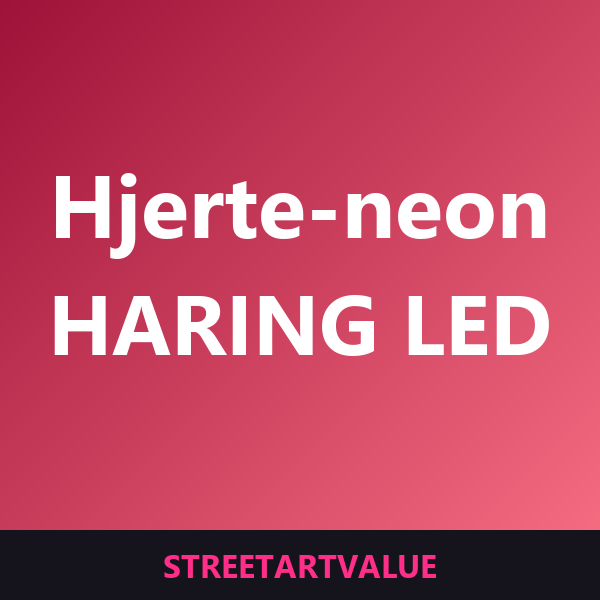 Haring hjerte-neonlys: bøger og udstyr om gadekunst på Amazon