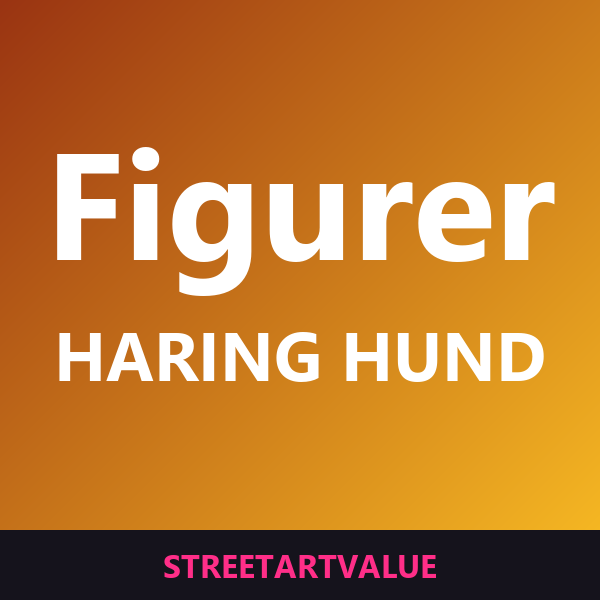Keith Haring hund-figurer: bøger og udstyr om gadekunst på Amazon