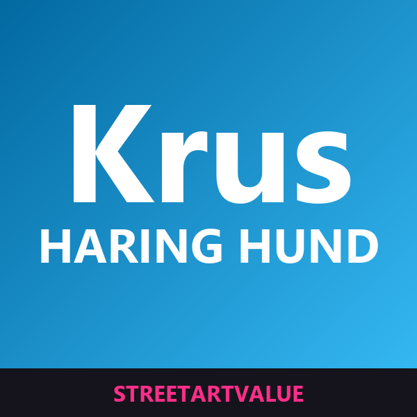 Keith Haring hund-krus: bøger og udstyr om gadekunst på Amazon