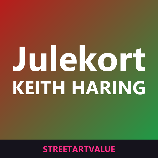Keith Haring julekort: bøger og udstyr om gadekunst på Amazon