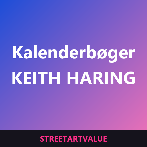Keith Haring kalendere og dagbøger: bøger og udstyr om gadekunst på Amazon