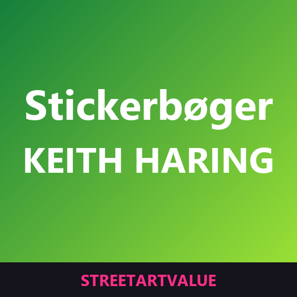 Keith Haring klistermærkebøger: bøger og udstyr om gadekunst på Amazon