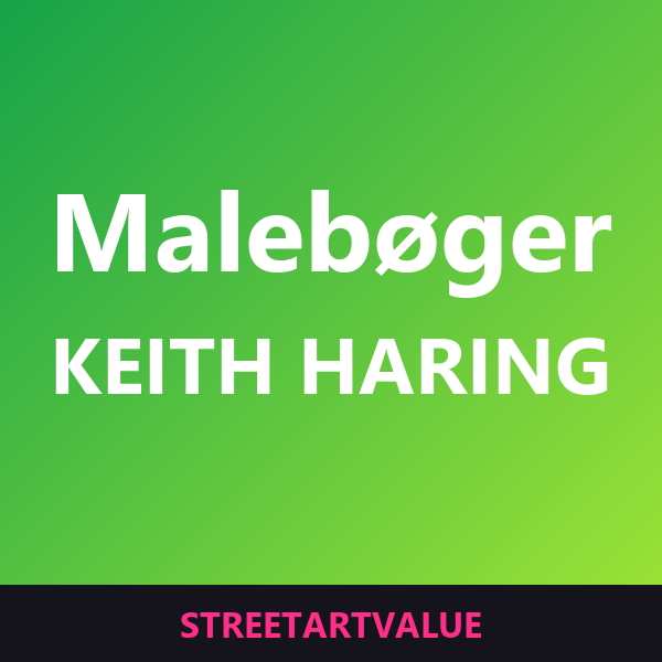 Keith Haring malebøger: bøger og udstyr om gadekunst på Amazon