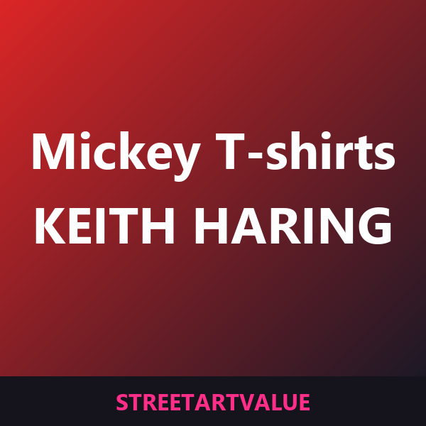 Keith Haring Mickey Mouse T-shirts: bøger og udstyr om gadekunst på Amazon