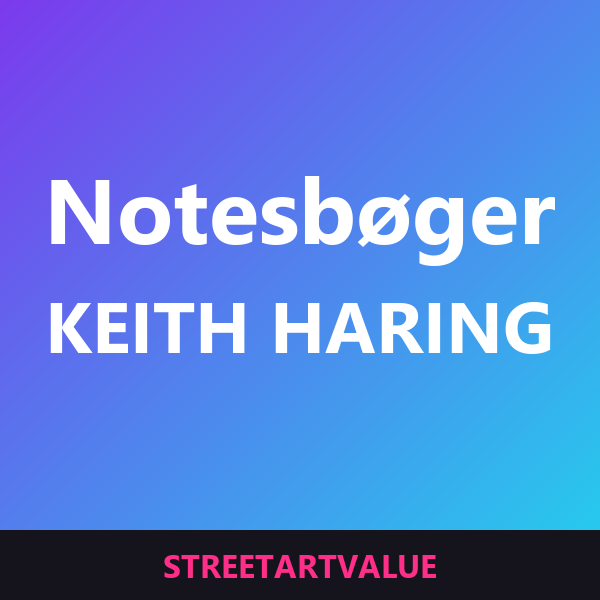 Keith Haring notesbøger: bøger og udstyr om gadekunst på Amazon