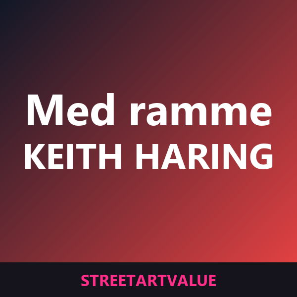 Keith Haring plakater med ramme: bøger og udstyr om gadekunst på Amazon