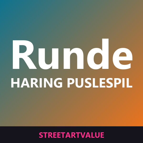 Runde Haring puslespil: bøger og udstyr om gadekunst på Amazon