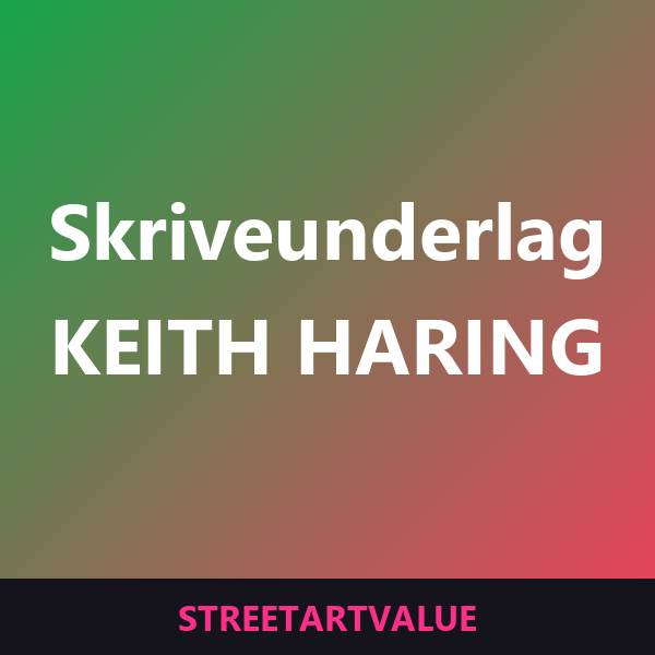 Keith Haring skriveunderlag: bøger og udstyr om gadekunst på Amazon