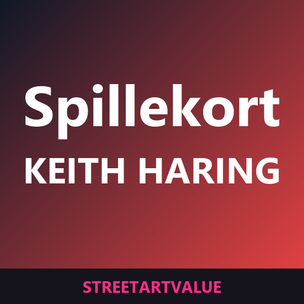 Keith Haring spillekort: bøger og udstyr om gadekunst på Amazon
