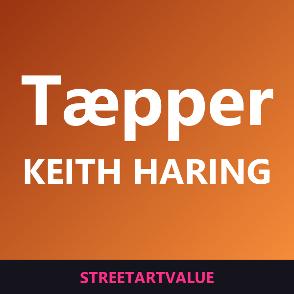 Keith Haring tæpper og plaider: bøger og udstyr om gadekunst på Amazon