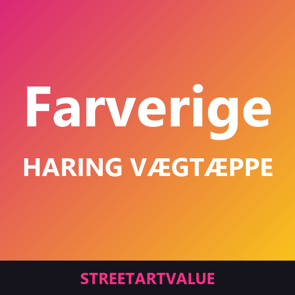 Farverige Haring vægtæpper: bøger og udstyr om gadekunst på Amazon