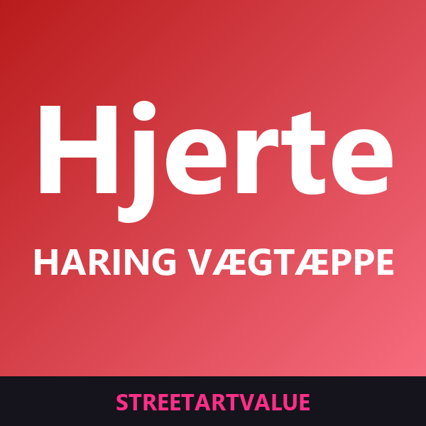 Haring vægtæpper med hjerte: bøger og udstyr om gadekunst på Amazon