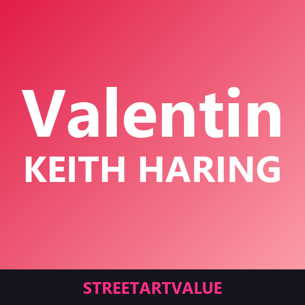 Keith Haring valentinskort: bøger og udstyr om gadekunst på Amazon