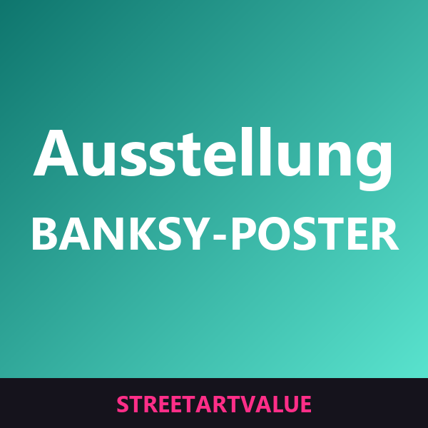 Banksy Ausstellungsplakate auf Amazon