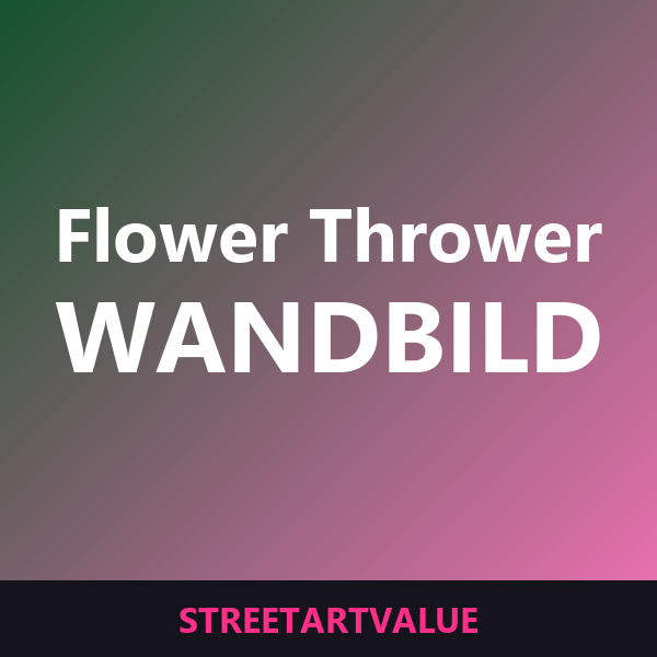 Flower Thrower Wandbild auf Amazon