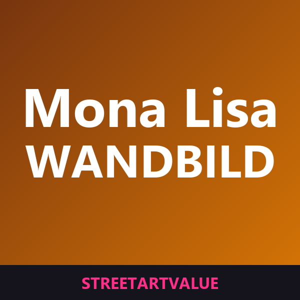 Banksy Mona Lisa Wandbild auf Amazon