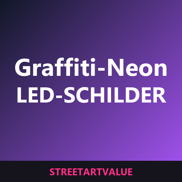 Graffiti-Neonschilder auf Amazon
