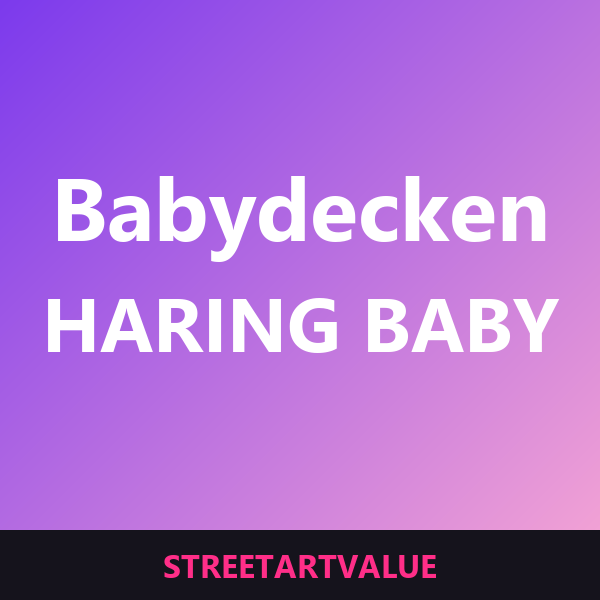 Keith Haring Babydecken auf Amazon