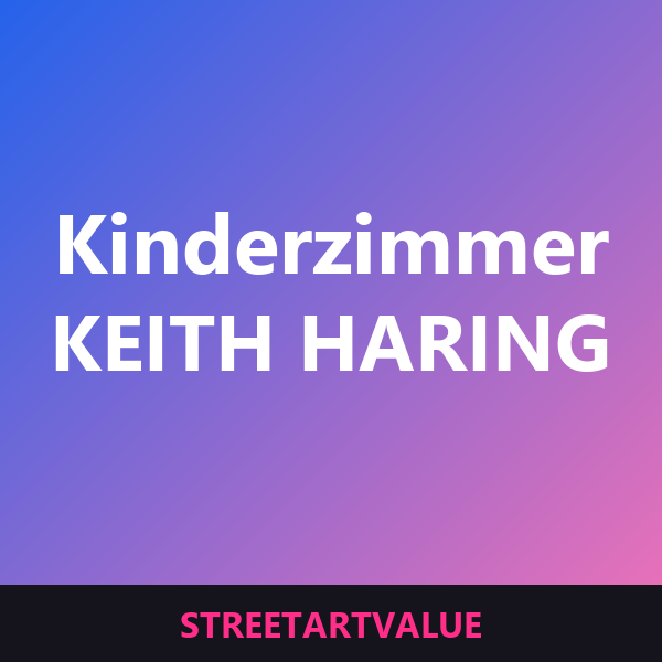 Gerahmte Haring-Kunst fürs Kinderzimmer auf Amazon