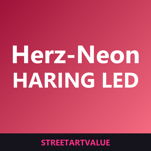 Haring Herz Neonlichter auf Amazon