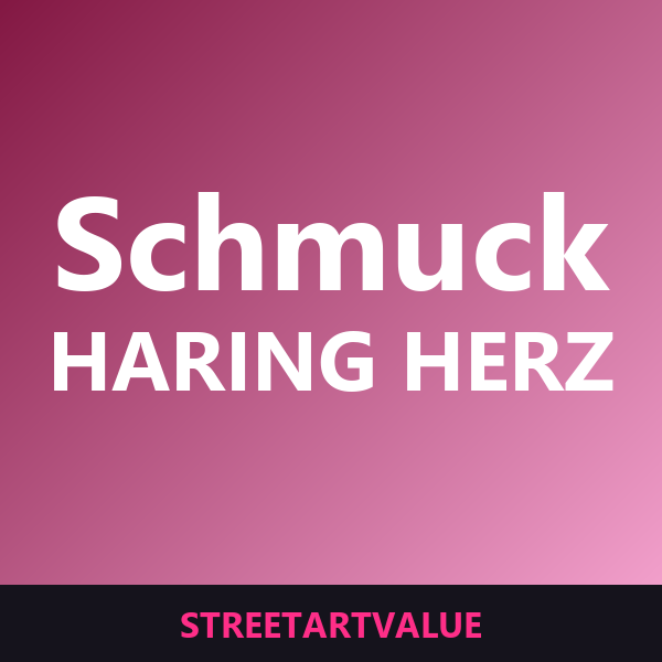 Keith Haring Herz Schmuck auf Amazon