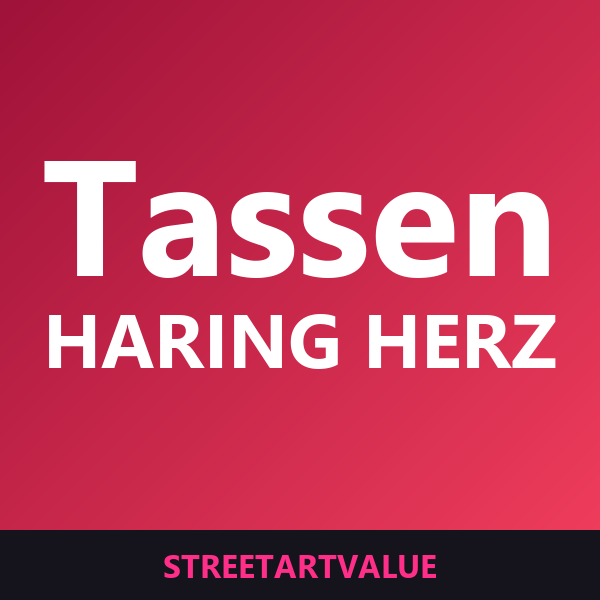 Keith Haring Herz Tassen auf Amazon