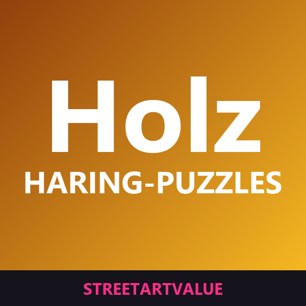 Haring Holzpuzzles Haring Holzpuzzles: Street-Art-Bücher und Zubehör auf Amazon