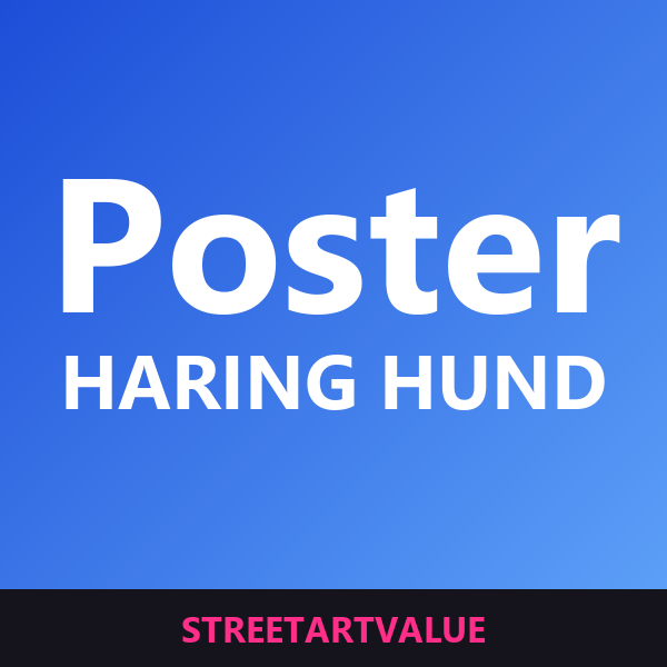 Keith Haring Hund Poster auf Amazon