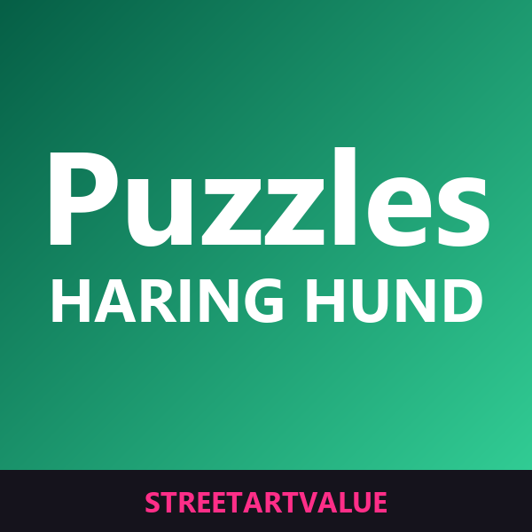 Keith Haring Hund Puzzles auf Amazon