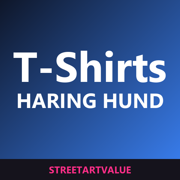 Keith Haring Hund T-Shirts auf Amazon