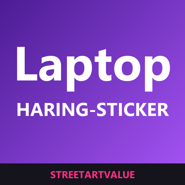 Keith Haring Laptop-Sticker Keith Haring Laptop-Sticker: Street-Art-Bücher und Zubehör auf Amazon