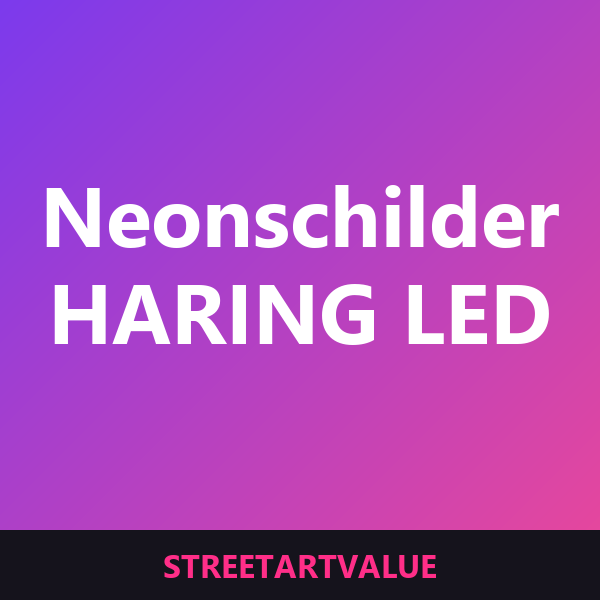 Keith Haring LED-Neonschilder auf Amazon