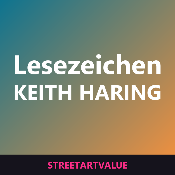 Keith Haring Lesezeichen auf Amazon