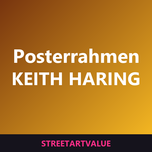 Posterrahmen für Haring-Poster auf Amazon