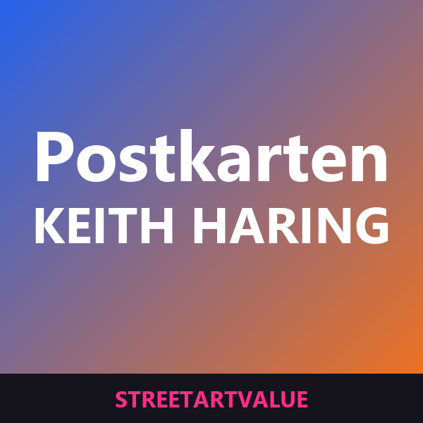 Keith Haring Postkarten Keith Haring Postkarten: Street-Art-Bücher und Zubehör auf Amazon