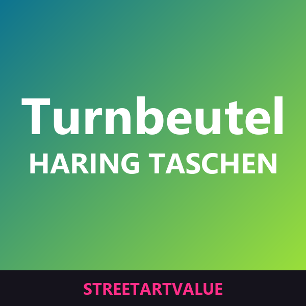 Keith Haring Turnbeutel auf Amazon