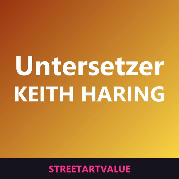 Keith Haring Untersetzer auf Amazon