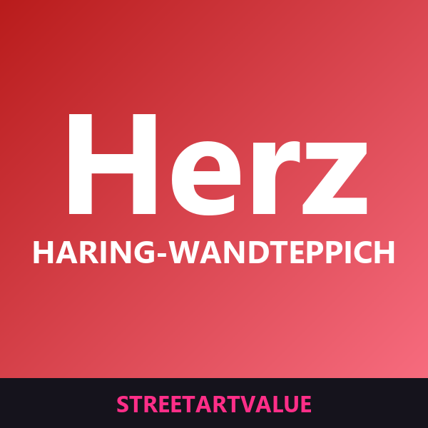 Haring Herz Wandteppiche auf Amazon