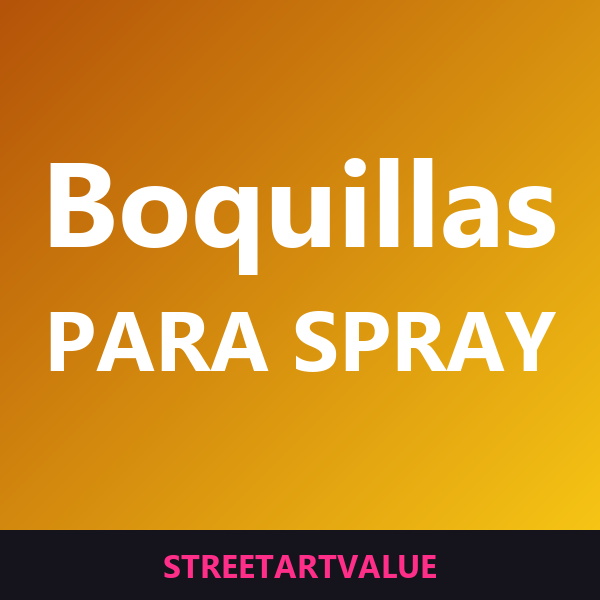 Boquillas para spray Boquillas para spray: libros y material de arte urbano en Amazon