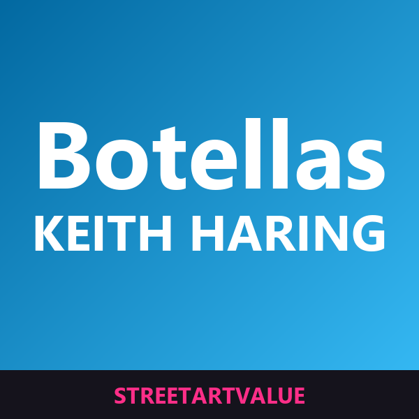 Botellas de agua Keith Haring en Amazon