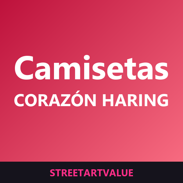 Camisetas corazón Keith Haring Camisetas corazón Keith Haring: libros y material de arte urbano en Amazon
