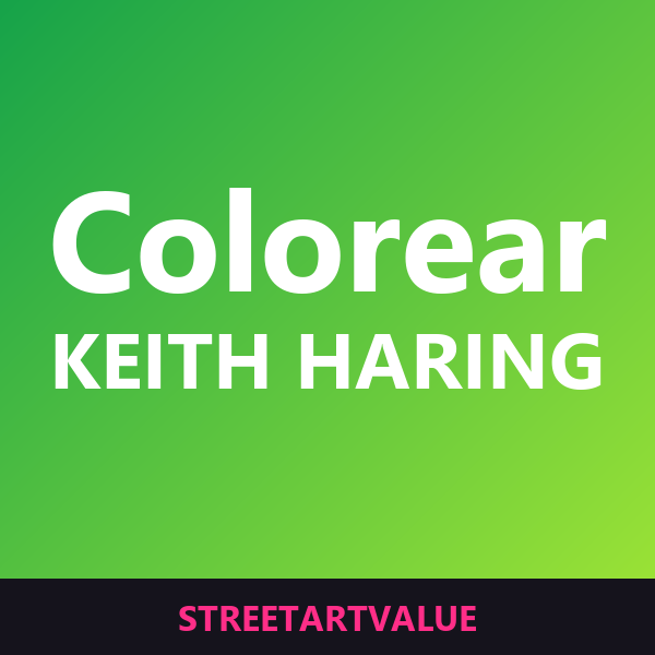 Libros para colorear de Keith Haring en Amazon